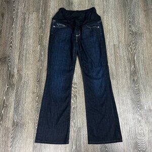 Citizens of Humanity Belly Panel Boot Cut Woman's Maternity Jean Dark Wash Sz 29